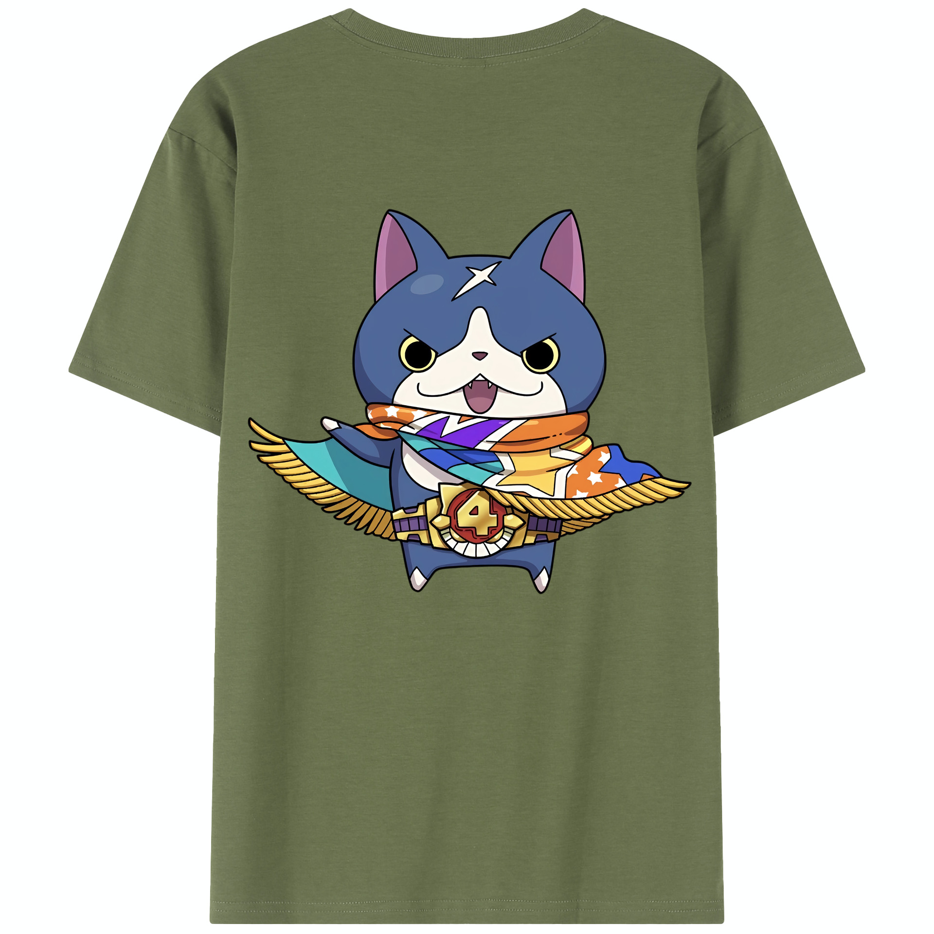 （画像用） 妖怪ウォッチ Yo-kai Watch 綿100％半袖Tシャツ（背面プリント）